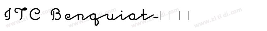 ITC Benquiat字体转换